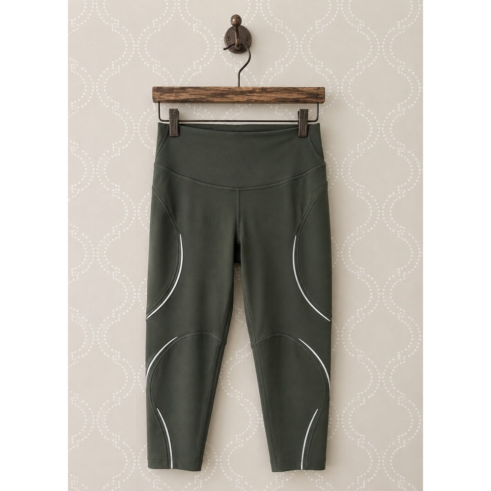 Lululemon Final Mile Base Pace Reflective Tight in Smoked Spruce Sz 14